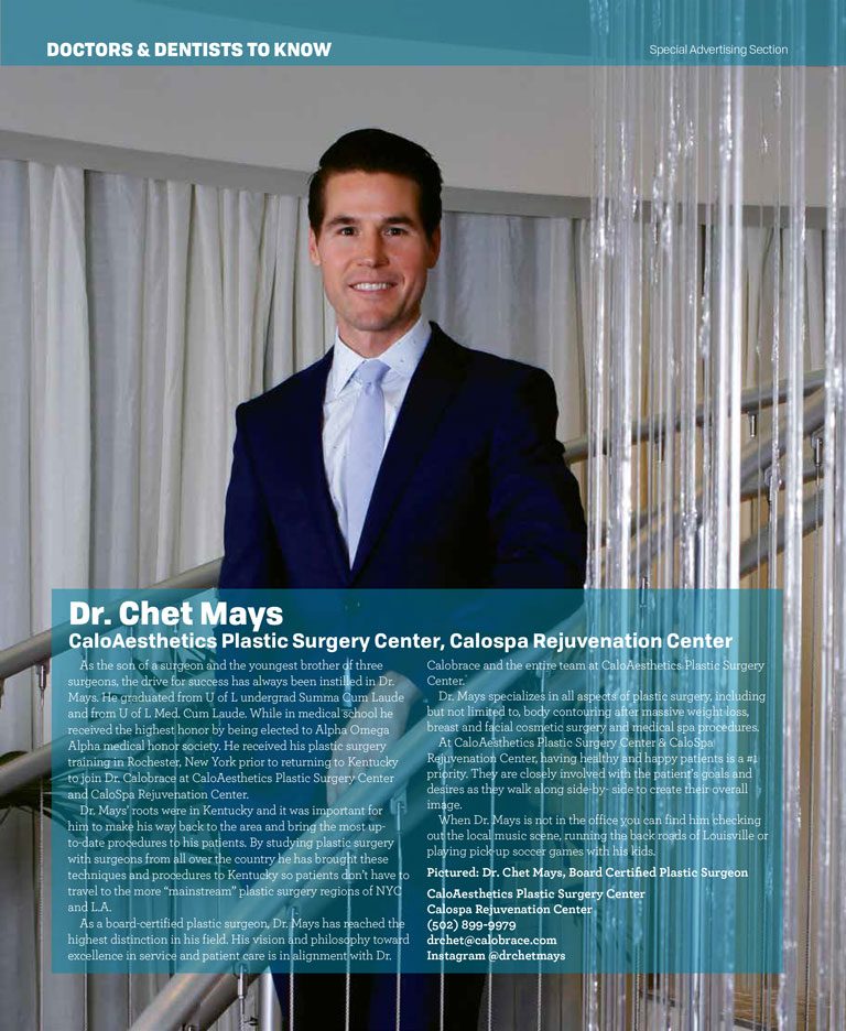 Dr. Mays in Louisville Magazine