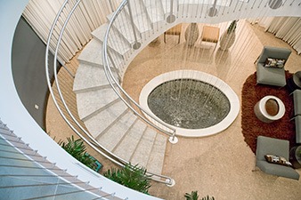 CaloAeshetics Plastic Surgery Center Lobby From Above