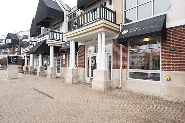 Lexington red brick office exterior