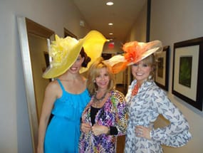 CaloAesthetics staff posing for pictures at Derby