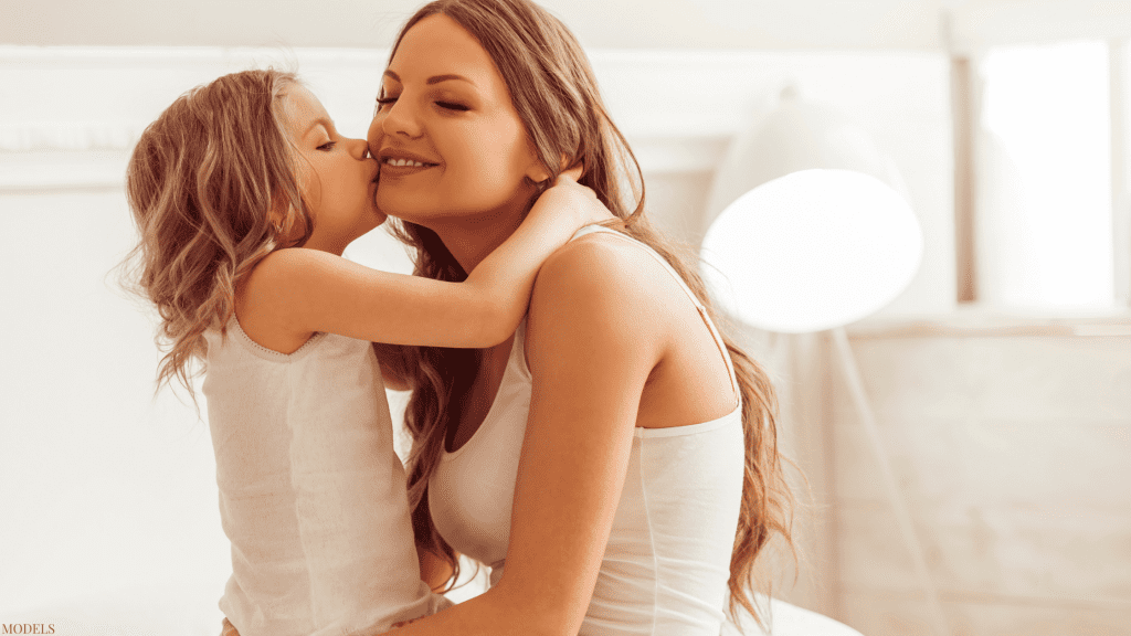 Woman preparing to undergo a mommy makeover procedure in Louisville, KY.